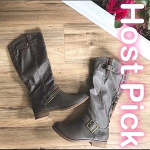 NWT🌷Judith Faux Leather Brown Boots